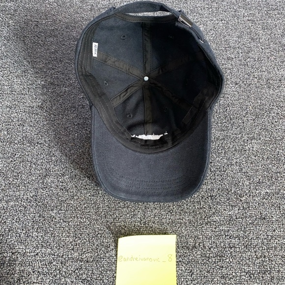 HempX Embroidered Black Adjustable Hat w/ Cigarette Holder - Picture 4 of 4